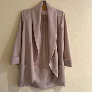 Wilfred Crepe Open Blazer